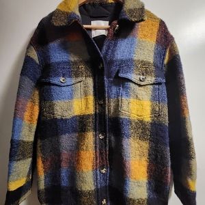Aritzia Wilfred Free Ganna jacket in Multi Midnight / Ochre *RARE*